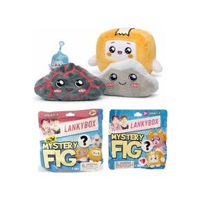LankyBox Plush Bundle Rocky Milky & Boxy Mystery Fig Toys Kids YouTube
